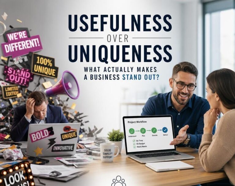 usefulness over uniqueness